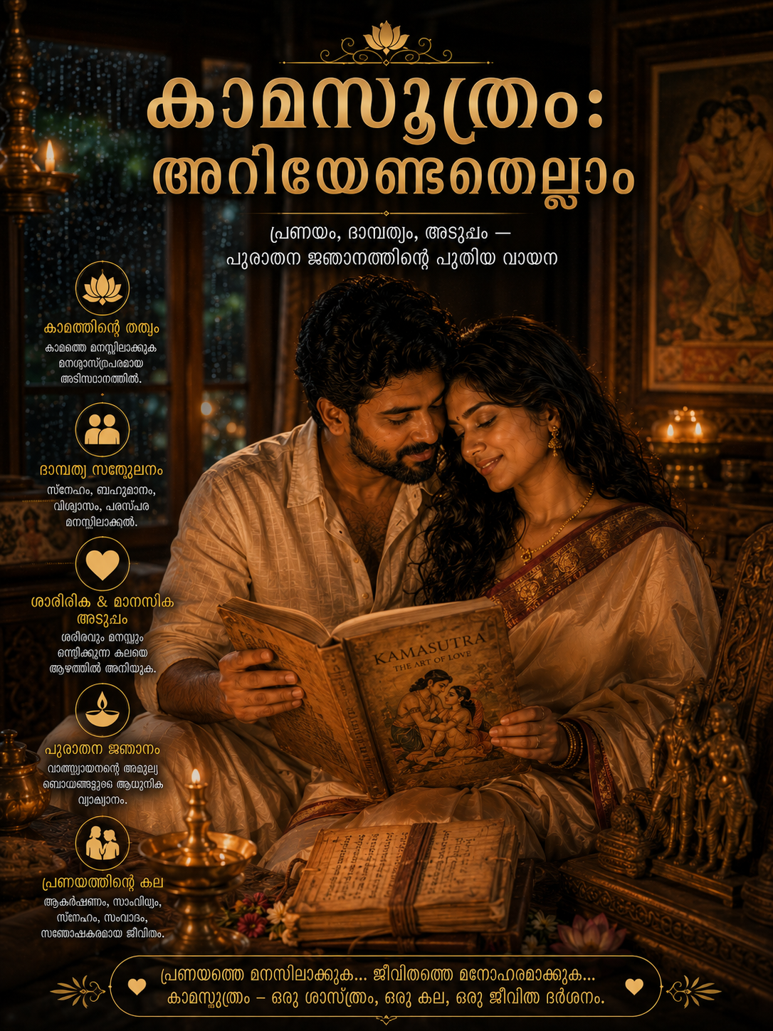 കാമസൂത്രം: അറിയേണ്ടതെല്ലാം (കാമസൂത്രത്തെക്കുറിച്ച് കൂടുതൽ അറിയാം)